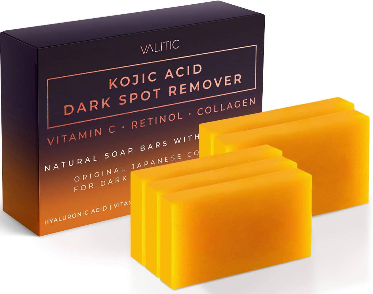 Kojic Acid Dark Spot Remover Soap Bars 