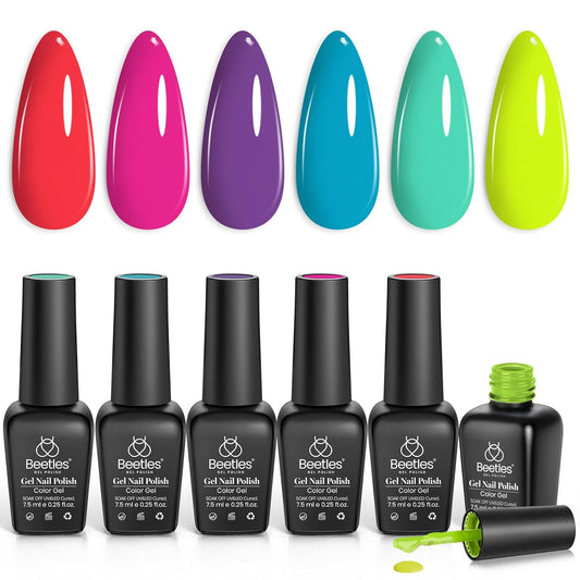 Gel Art Nail Polish Manicure Set in 6 colors