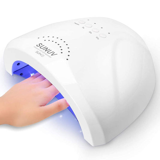 UV LED Nail Lamp,  Gel Nail Light for Nail Polish 48W UV Dryer with 3 Timers Sunone